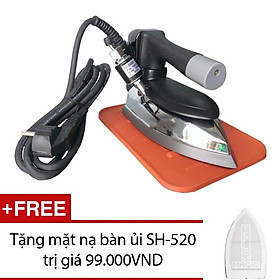 Bàn ủi hơi nước công nghiệp Korea Pelican Pen 520 + tặng mặt nạ SH 520- Hàng nhập khẩu