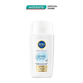 Kem Chống Nắng Nivea Sun Derma Invisible Daily Fluid SPF50+ 40ml