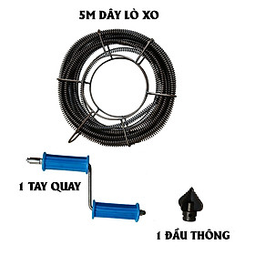 Dây thông tắc lò xo tay quay 3A