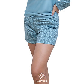 Bộ đồ bơi nữ tay dài LMcation Quinn- Xanh ngọc thổ cẩm