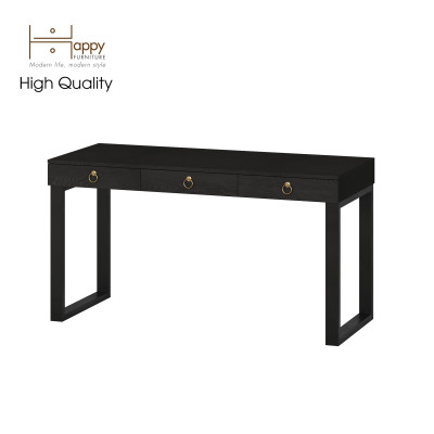 [Happy Home Furniture] WESLEY, Bàn làm việc chân sắt - 3 ngăn kéo,  140cm x 59cm x 75cm ( DxRxC), BAN_012