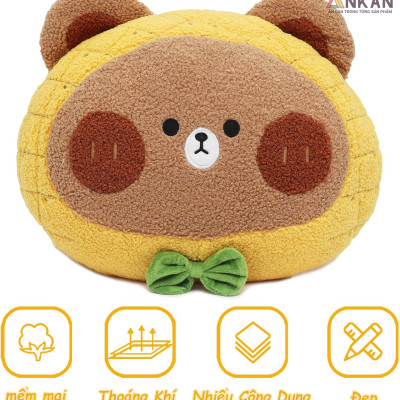 Chăn Gối Văn Phòng Cao Cấp ANKAN (15 LỰA CHỌN), Gấu Mềm Mịn, Thời Trang, Thiết Kế Hiện Đại, Xinh Xắn