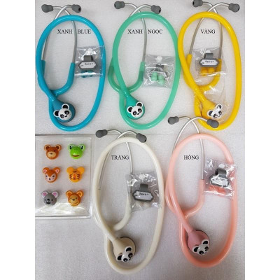 Ống nghe nhi khoa Spirit CK-F601PF 1 mặt với nhiều hình dáng con vật dễ thương - BH 12 tháng