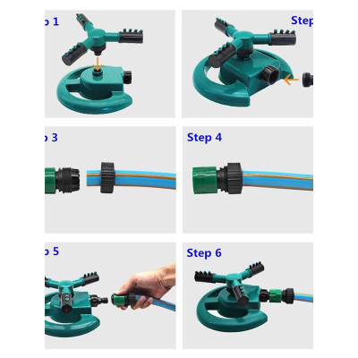 Vòi phun nước tưới cây - Mát mái bằng nhựa tự động xoay 360 độ PaKaSa 