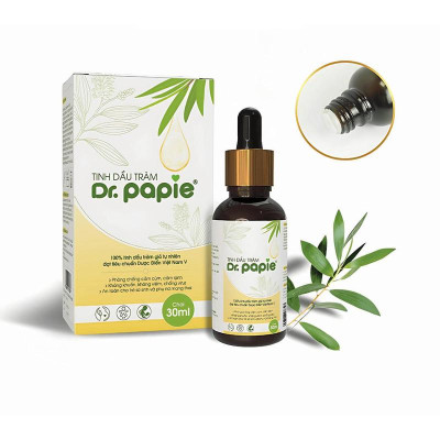 Tinh Dầu Tràm Gió Nguyên Chất Dr Papie cho Bé Từ Sơ Sinh chai 30ml