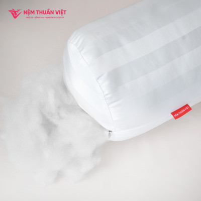 Ruột Gối Ôm Gòn Thuần Việt - Sợi Gòn Cao Cấp, Êm Ái - Kích Thước 20x100