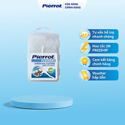 Chỉ kẽ răng Pierrot Flossers 60 chiếc làm sạch kẽ răng, ngừa mảng bám