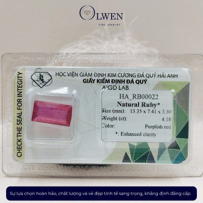 Viên đá Ruby thiên nhiên_HA-RB00022