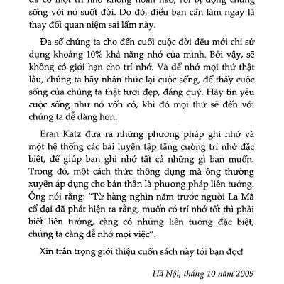 Bí Mật Của Một Trí Nhớ Siêu Phàm