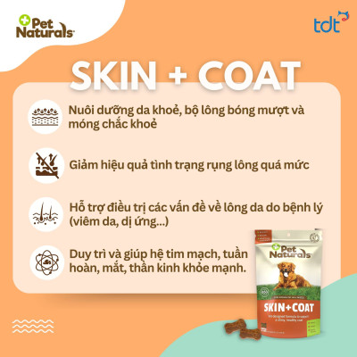 Viên nhai Daily Multi Pet Naturals For Dog 30 chew tăng cường đề kháng,hỗ trợ tiêu hoá,bổ sung vitamin thiết yếu