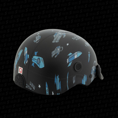 Mũ bảo hiểm trẻ em hoa văn NÓN SƠN chính hãng APE-ĐN119