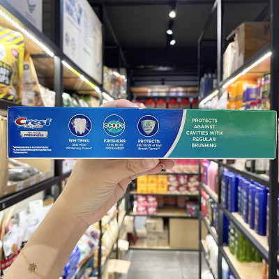 TUÝP KEM ĐÁNH RĂNG CREST COMPLETE MULTI BENEFIT EXTRA  HƯƠNG TƯƠI MÁT 232G