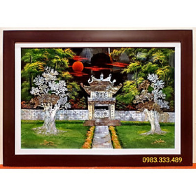 TRANH SƠN MÀI KHẢM ỐC - KHUÊ VĂN CÁC "VĂN MIẾU HÀ NỘI"