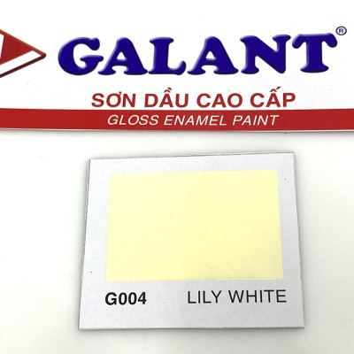 Sơn dầu Galant màu Lily White G004_ 0.8L