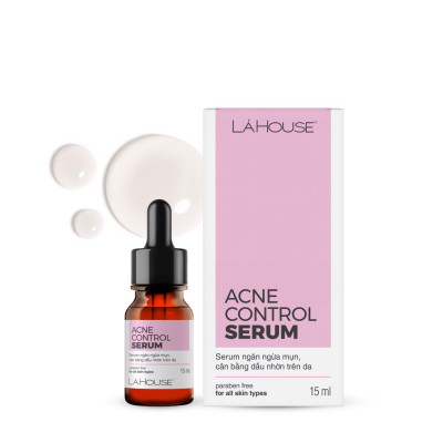 Serum giúp ngăn ngừa mụn, giảm nhờn cho da, giảm mờ vết thâm mụn Lá House Acne Control 15ml/30ml