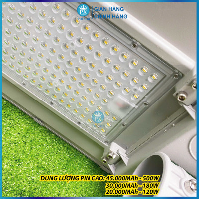 Đèn Pha Năng Lượng Mặt Trời KLD 500W 180W 120W KHAPHACO ĐỘ SÁNG CAO LIÊN TỤC ĐẾN 16 TIẾNG