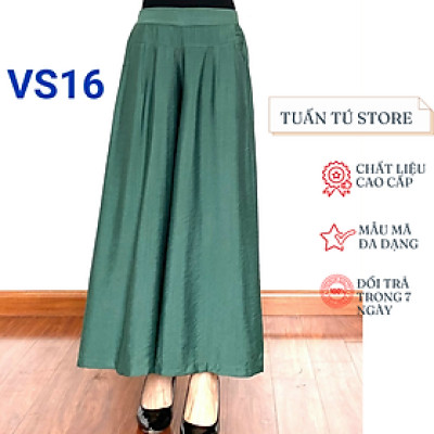 Quần Ống Rộng Nữ Dạng Váy Chất Liệu Đũi Cao Cấp Mát Mẻ Dành Cho Tất Cả Chị Em - Tuấn Tú Store 68