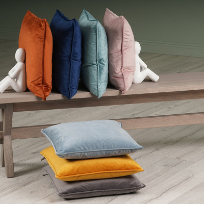 Scatter Box Vỏ gối cao cấp nhập khẩu Ireland Anh Quốc BELLINI Màu Xanh dương kích thước 45x45CM Phong cách Hiện đại