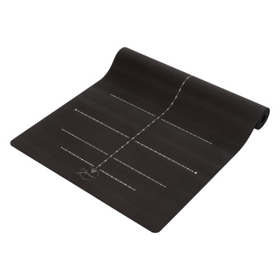 Thảm tập yoga chính hãng Yvonne, Pole Star Black (TẶNG KÈM 3 PHẦN QUÀ), dày 6mm bề mặt nhám, siêu bám, chống trơn trượt, ưa mồ hôi