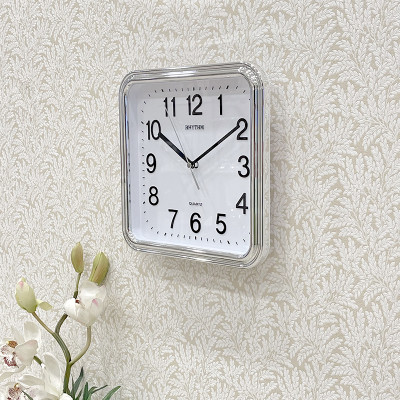 Đồng hồ Rhythm CMG466NR19 Kt 25.0 x 25.0 x 4.5cm, 500g Vỏ nhựa. Dùng Pin.