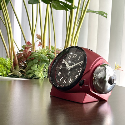 Đồng hồ để bàn Nhật Bản Rhythm 8RA646SR01 – KT: 18.5 x 12.1 x 10.6cm. Vỏ nhựa. Dùng Pin.