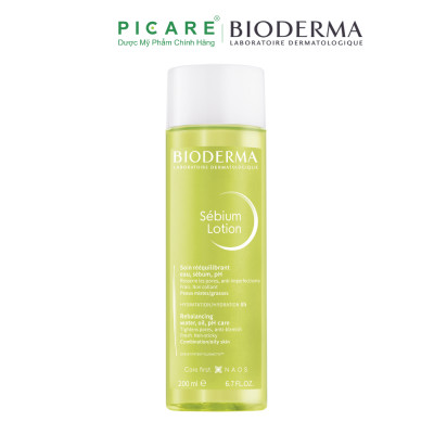 Nước hoa hồng Bioderma Sebium Lotion - 200ml