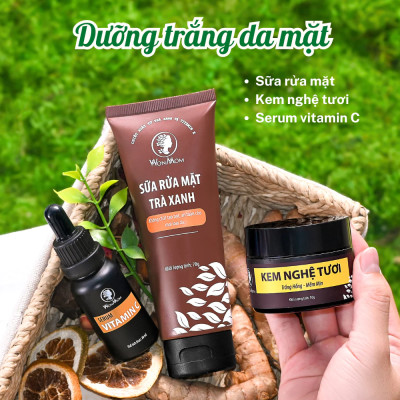 Bộ ở cữ đầy đủ Wonmom ( Tắm gội - dưỡng trắng mặt - body - giảm eo - xông hơi - lợi sữa - bé