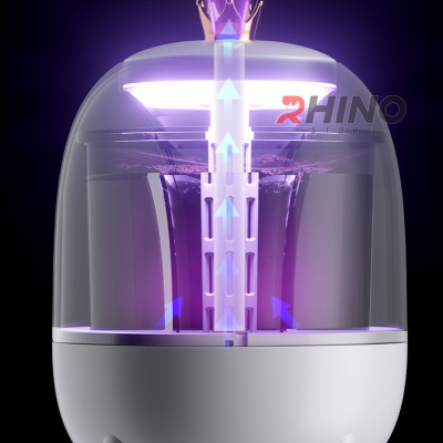 Máy phun sương xông tinh dầu tạo ẩm Rhino H105 dung tích 1000ml, không gây tiếng ồn, tích hợp đèn ngủ RGB nhiều màu