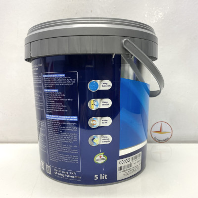 Sơn nước cao cấp Toa Nanoshield ngoại thất màu xanh 7410 _ 5L