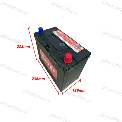 Ắc Quy ROCKET SMF 65B24LS/RS (12V-50Ah)