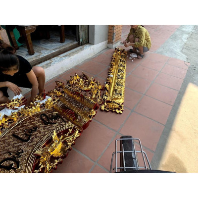 Hoành Phi Câu Đối Gỗ Gụ