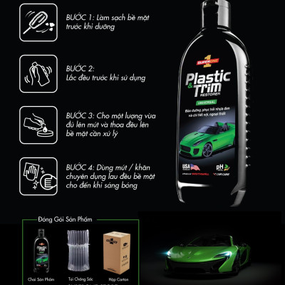 Kem Phục Hồi Nhựa & Ốp Viền Ô Tô SUPERONE Plastic & Trim Restorer - Universal SOUTHWALL B301