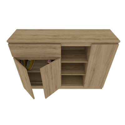 Tủ giày thấp nhiều kệ ECOFURNIX GT-TGT-244