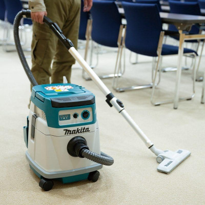 MÁY HÚT BỤI DÙNG PIN (KHÔ/BL)(18VX2) 105W 15L MAKITA DVC156LZX2 (KHÔNG KÈM PIN VÀ SẠC) - HÀNG CHÍNH HÃNG