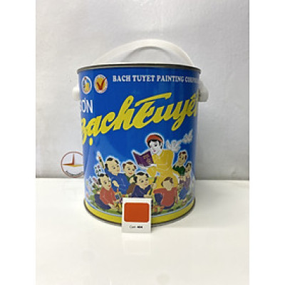 Sơn dầu Bạch Tuyết màu cam 404 3kg