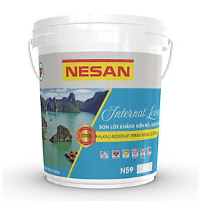 Sơn nước cao cấp Nesan - N59 Sơn lót kháng kiềm nội - ngoại thất 