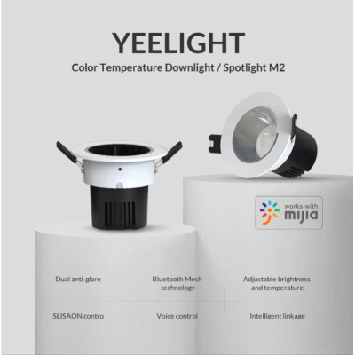 Đèn LED Downlight /Spotlight Âm Trần Thông Minh Xiaomi Yeelight M2, Hỗ trợ Apple Homekit - Bản Quốc Tế