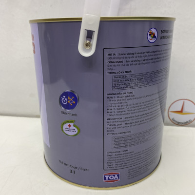 Sơn lót chống rỉ cao cấp TOA con Vịt màu xám 3L _ MD GOP