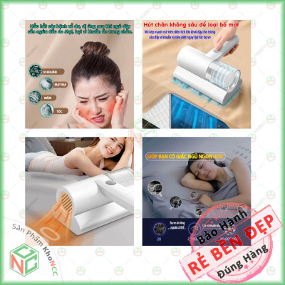 (Sạch Sẽ) Máy Hút Bụi Ga Giường - Ghế Sofa KhoNCC Hàng Chính Hãng - Không Dây Mini Có Tia UV Khử Khuẩn - KLM-MHBGN