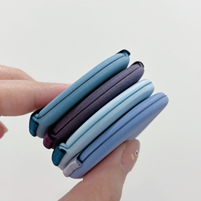 Bông phấn cushion 2 mặt màu tím VACOSI - Túi 2 cái - BP53-01