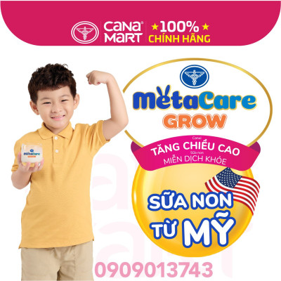 Sữa bột Nutricare MetaCare 0+ phát triển toàn diện