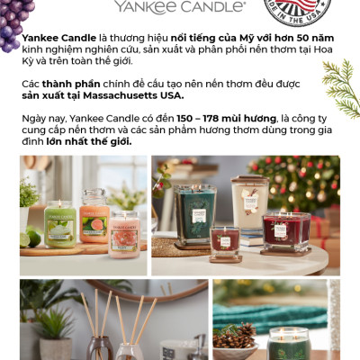 Nến ly tròn sáp đậu nành Yankee Candle size M (369g) - Ocean Air