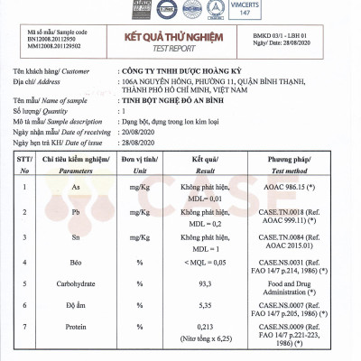 Bộ 3 Lon Tinh bột nghệ Đỏ An Bình [1.5kg] - Chăm sóc sức khỏe và làm đẹp
