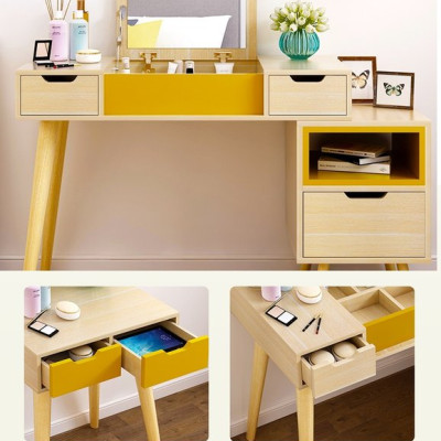 Bàn trang điểm đẹp hiện đại, bàn phấn gỗ công nghiệp cao cấp Ohaha - TĐ013