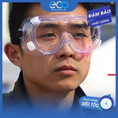 Kính bảo hộ lao động 3M cao cấp Mỹ 11621AF chống bụi, chống hóa chất, chống sương mờ, kính phun thuốc trừ sâu