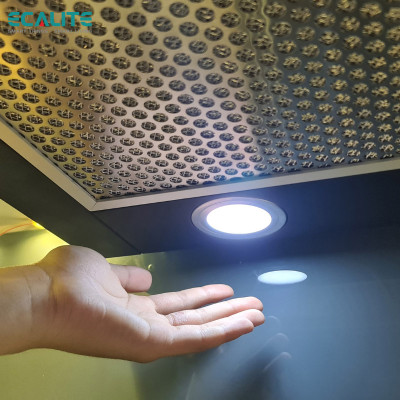 Máy Hút Mùi Âm Tủ H-Series Ecalite EH-AT60LCD - Kính Đen -  Điều Khiển Cảm Ứng 3 Tốc Độ - Màn Hình LCD Hiện Đại - Hàng Chính Hãng 