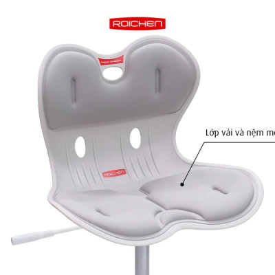[Ghế Roichen WOW Minh ngọc] Ghế chỉnh dáng ngồi đúng  có chân xoay Roichen - WOW Hàn Quốc. Nhiều màu lựa chọn.