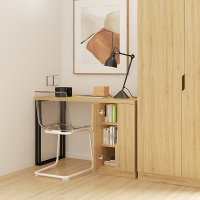 [Happy Home Furniture] DASH , Bàn làm việc - chân sắt , 120cm x 55cm x75cm ( DxRxC), BAN_030