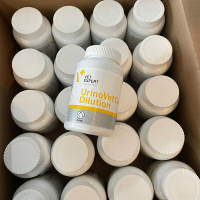 [Hộp 45 viên] Sản phẩm hỗ trợ điều trị sỏi thận Struvite cho mèo UrinoVet Cat Dilution