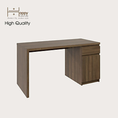 HAPPY FURNITURE , Bàn làm việc 2 ngăn đựng đồ - DOOBIE , BAN_002 , 140cm x 60cm x 73cm
